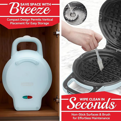 6" Stuffed Waffle Maker Rotating, Flip Waffles Maker Machine - Image 5