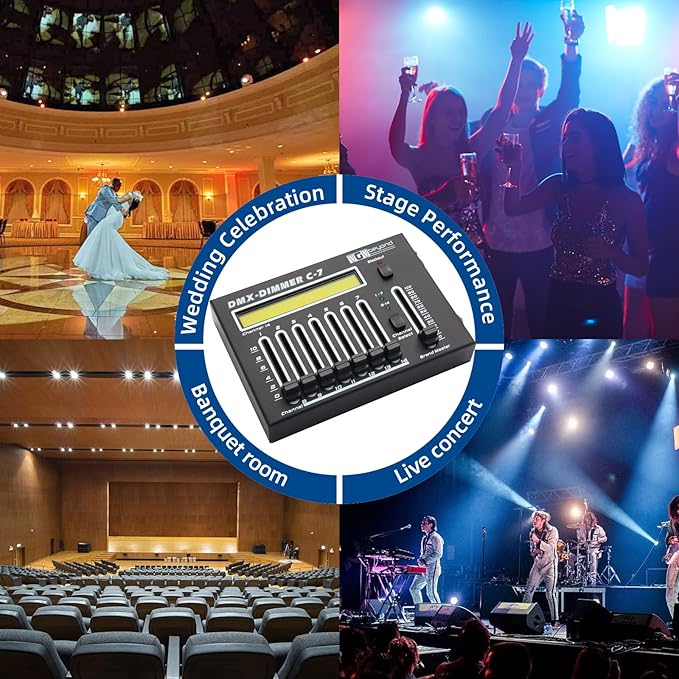 Ygybeyond DMX-C7Controller, Controller, Stage Lighting Equipment & Accessorie - Image 5