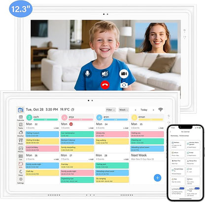 Missfly 12.3 Inch AI Calendar, Electronic Calendar Planner Wall Touch Screen by Unknown