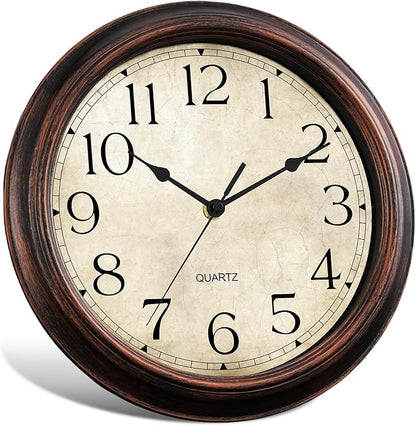 KECYET 14 Inch Wall Clocks Battery Operated Silent Non-Ticking Analog Wall - Image 2