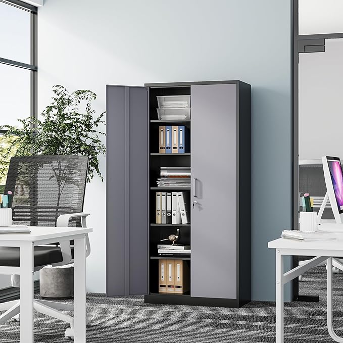 Metal Storage Cabinet-72” Tall Steel File Cabinets - Image 7