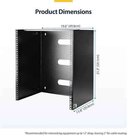 StarTech.com 12U Wall Mount Patch Panel Bracket - Image 6