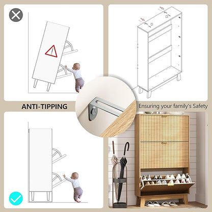 Shoe Cabinet Storage for Entryway - Image 6
