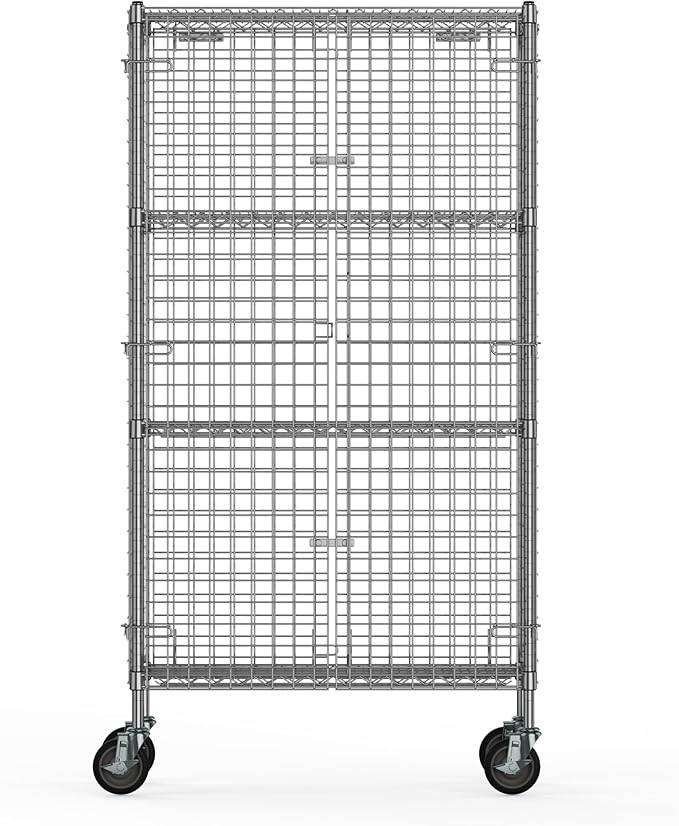 18" W x 36" L x 69" H Heavy Duty Utility Commercial Grade Metal Storage NSF - Image 4