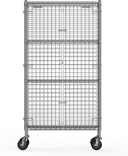 18" W x 36" L x 69" H Heavy Duty Utility Commercial Grade Metal Storage NSF - Image 4