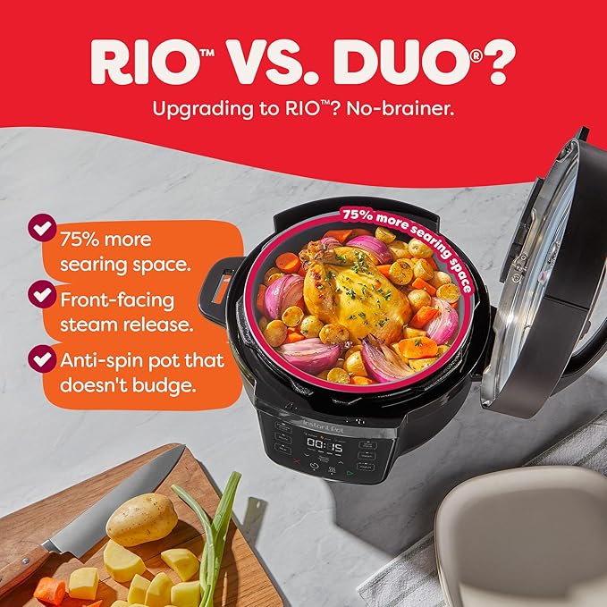 Instant Pot 4QT RIO Mini 7-in-1 Multi-Cooker, Pressure Cooker, Slow cook - Image 2