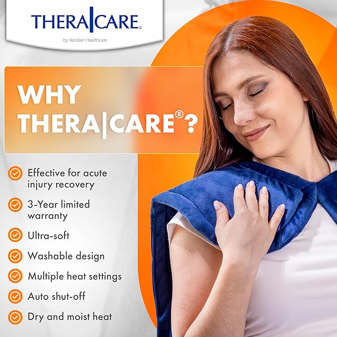 Theracare Reusable Micro-Plush Fabric 25 X 26 Inch Heating Pad 24-610 1 Each - Image 5