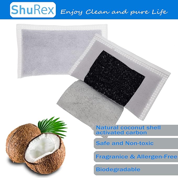 Trash Can Deodorizer Kit Stick-On Activated Carbon Odor Eliminator - Image 6