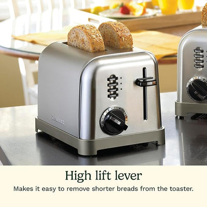 Cuisinart CPT-160 Metal Classic 2-Slice Toaster, Brushed Stainless - Image 4
