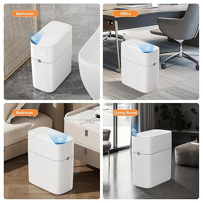 MUEE Automatic Motion Sensor Bathroom Trash Can - Image 7