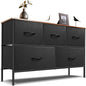 Dresser for Bedroom with 5 Drawers, Chest of Drawers, Storage Drawers Organizer by Sonharlar