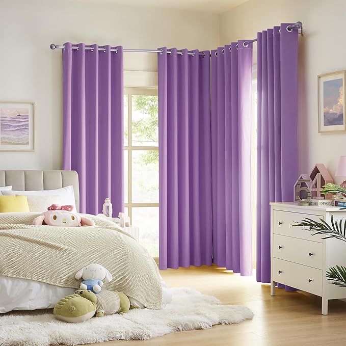 DUALIFE 108 Inch Length Curtain Panels/Drapes - Image 2