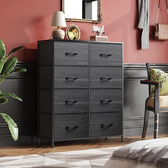 WLIVE Fabric Dresser for Bedroom, Tall Dresser - Image 2