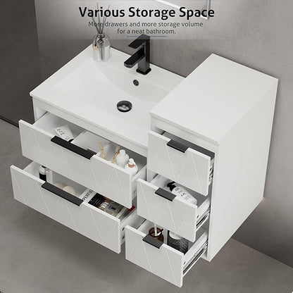 eclife 12" Bathroom Vanities Cabinet - Image 5