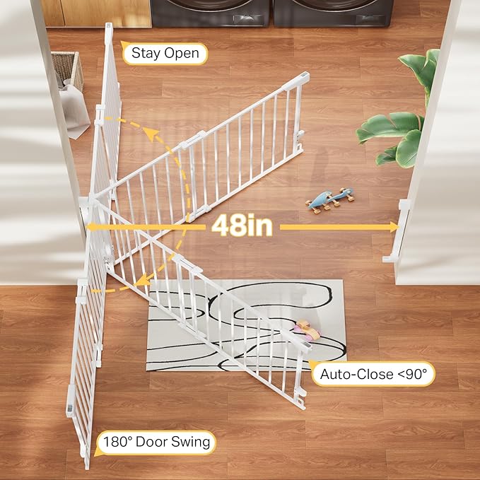 Cumbor Expandable 31.6-48" Baby Gate - Image 5