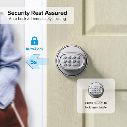 ThorBolt Door Lock Knob with Keypad Keyless Entry Door Knob Electric Coded - Image 4