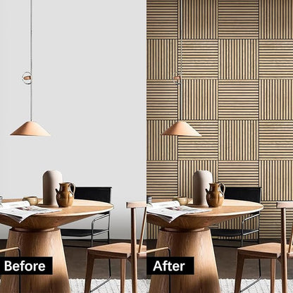 ARMURO Acoustic Wood Panels for Wall 4-Pack - Image 7