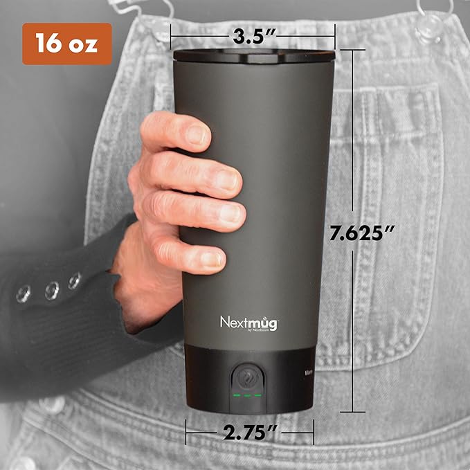Nextmug Go - Temperature-Controlled, Self-Heating Travel Mug - Image 9