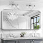 CIRCUMI Silver Bathroom Mirror, Rounded Corner, Tempered Glass, Large Mirror by CIRCUMIMirror