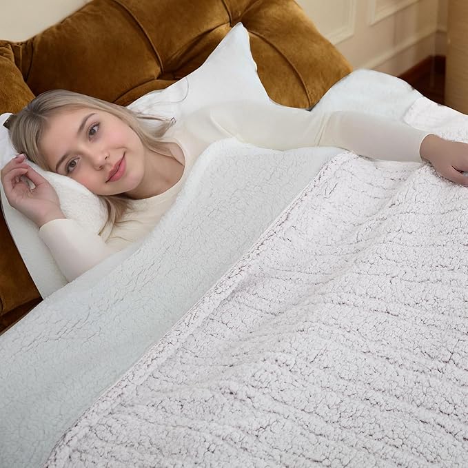 Electric Heated Blanket Full Size 72"×84" - Image 6