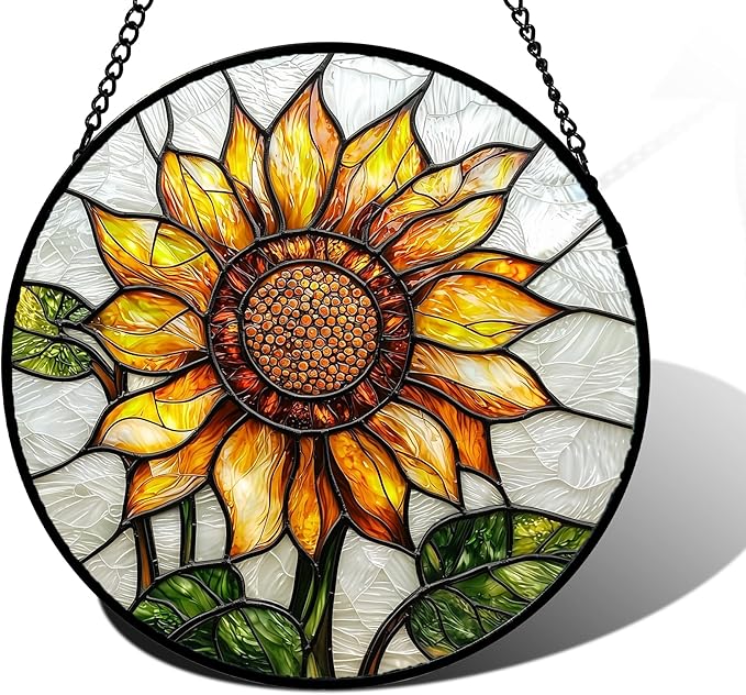DASTOLL Stained Glass Window Hanging by DASTOLL