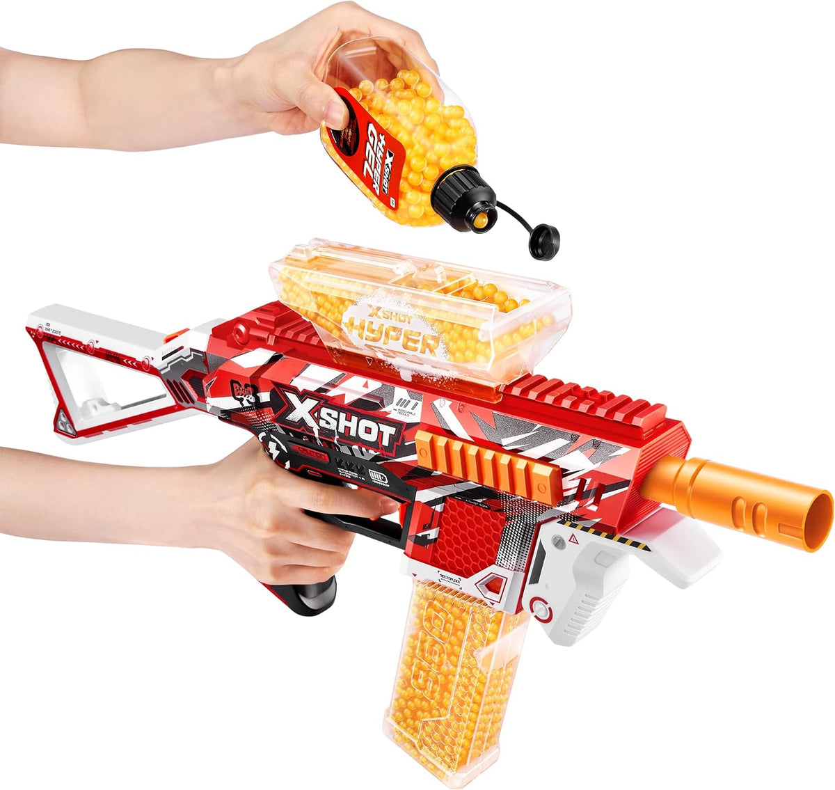 XSHOT Hyper Gel Trace Fire Blaster, Semi and Fully Automatic Gel Blaster &amp...