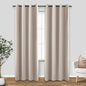 KOUFALL Greige Beige Neutral Blackout Curtains 84 Inches Long by KOUFALL
