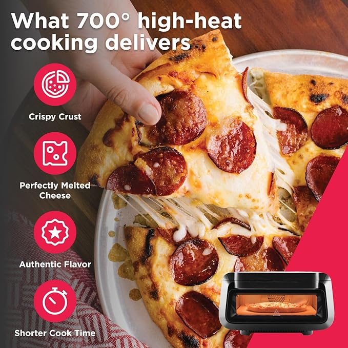 Frigidaire Electric Indoor Pizza Oven – Reach Temperatures of 700°F – Stone - Image 5