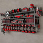 48" Large Power Tools Organizer Wall Mount, 12 Drill Holder by NattyDot
