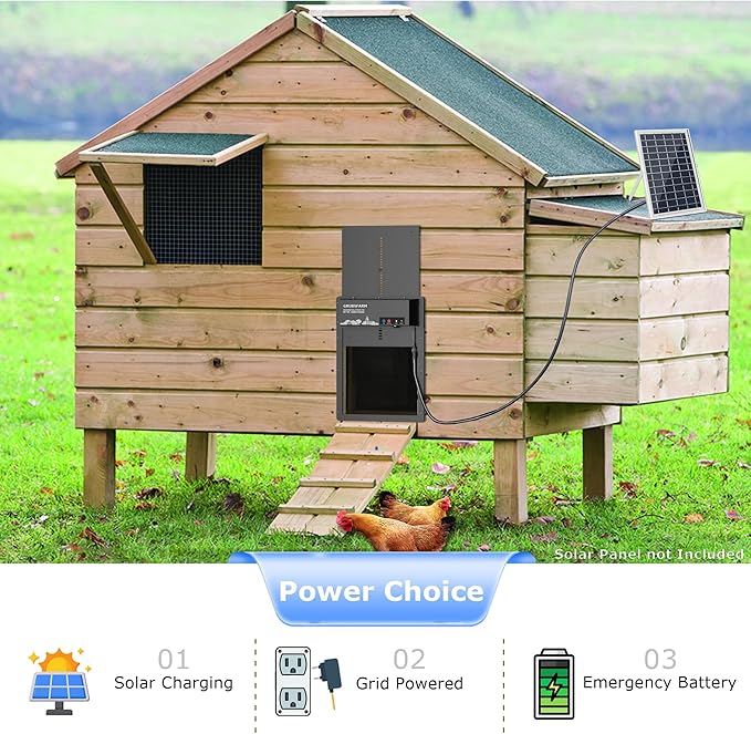 GRUBSFARM Automatic Chicken Coop Door - Image 3