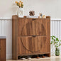 Narrow Shoe Cabinet with 2 Flip Drawers by Unknown