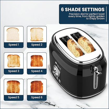 Frigidaire ETO102-WHITE, 2 Slice Toaster, Retro Style, Wide Slot - Image 5