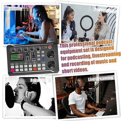 Podcast Equipment Bundle, SINWE Condenser Microphone - Image 5