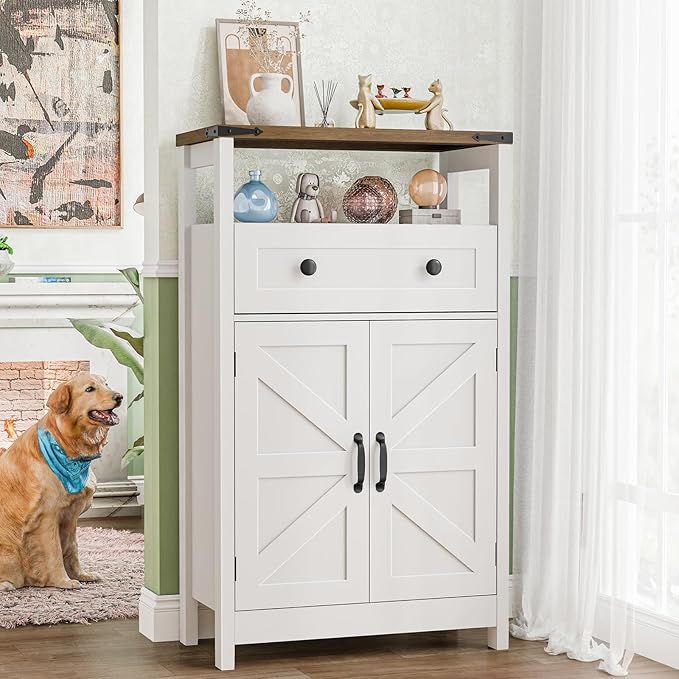 Farmhouse Bathroom Storage Cabinet - Image 5