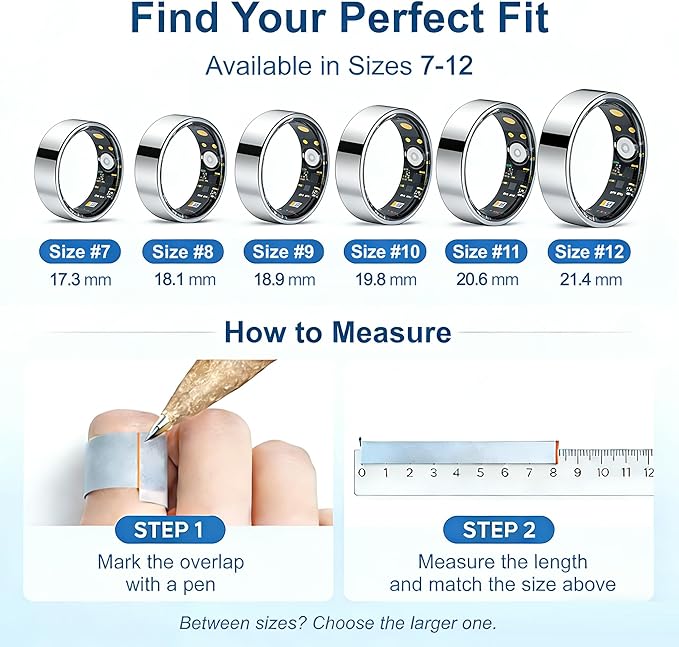 Smart Ring Health & Fitness Tracker - Image 2