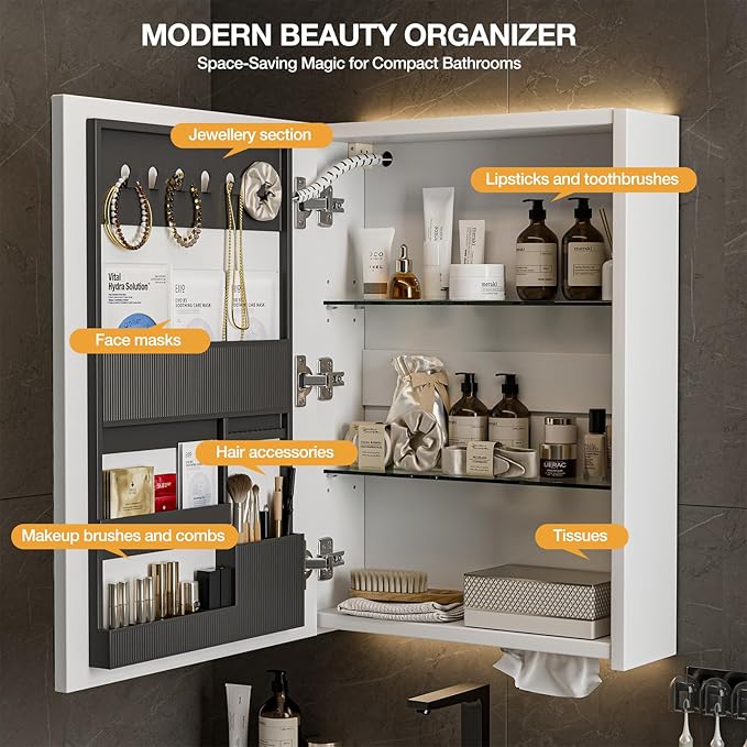 18"x24" Bathroom Medicine Cabinet - Image 4