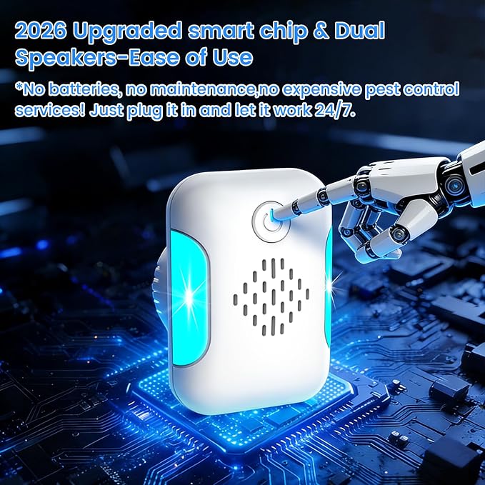 2026 Upgraded Ultrasonic Pest Control Repeller, Mouse Repellent Indoor - Image 7