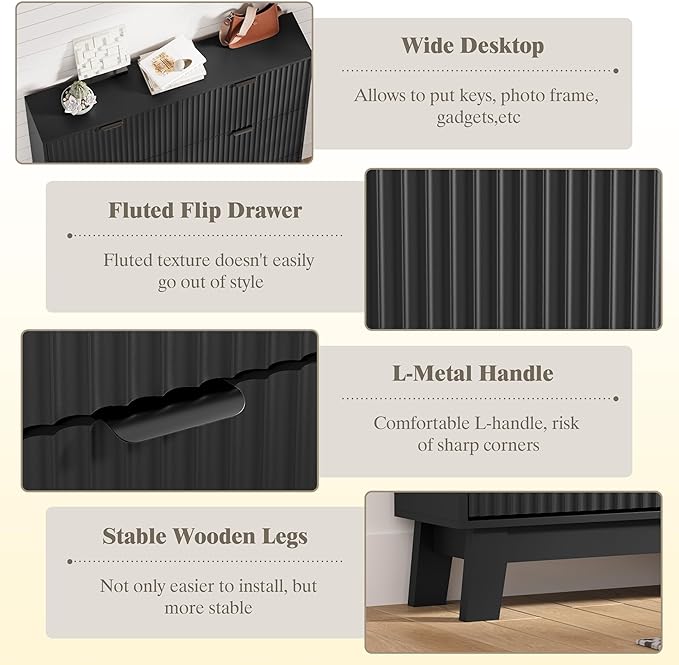 Shoe Cabinet Storage for Entryway - Image 5