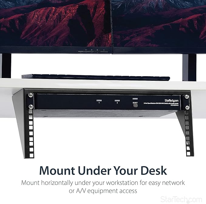 StarTech.com 4U Wall Mount Patch Panel Bracket - Image 8