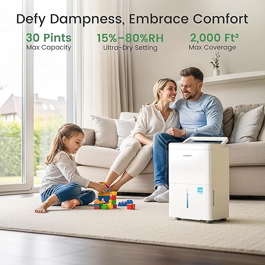 Waykar 2000 Sq. Ft. Energy Star 2025 Dehumidifier - Image 2