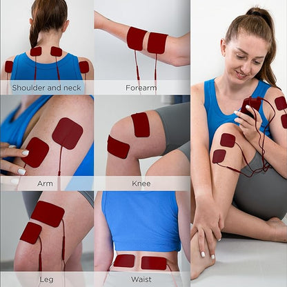4 in 1 - D.I.Y & Tens Unit & EMS & Massage Muscle Stimulator, Dual Channel TENS - Image 6