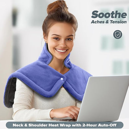 Heating pad for Neck, Cramps Pain Relief, Gifts for Women, 4 Auto-Off, Machine - Image 3
