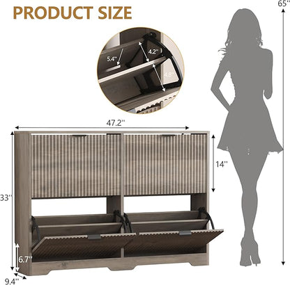 Shoe Cabinet Storage for Entryway - Image 2