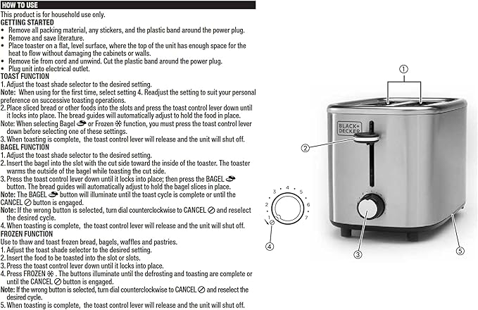 BLACK+DECKER® 2-Slice Toaster - Image 9