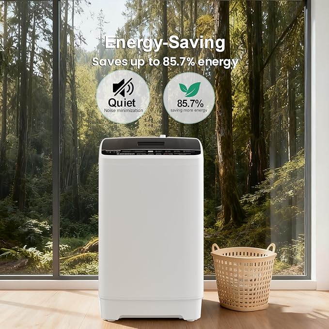 BANGSON 1.08cu.ft Portable Washing Machine, Full-Automatic Washing Machine - Image 6