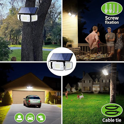 intelamp Solar Outdoor Lights, 6000mAh Motion Sensor - Image 6