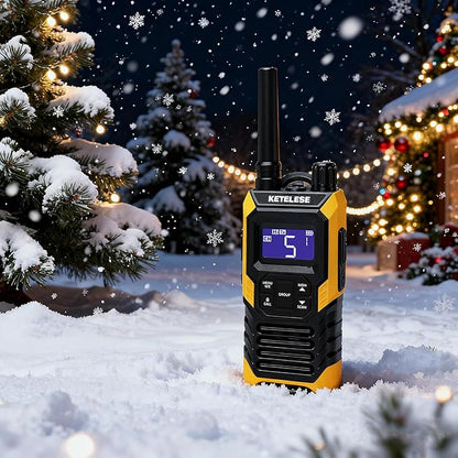 KETELESE T4 Walkie Talkie IP67 Waterproof, Type-C Rechargable Two Way Radio - Image 2