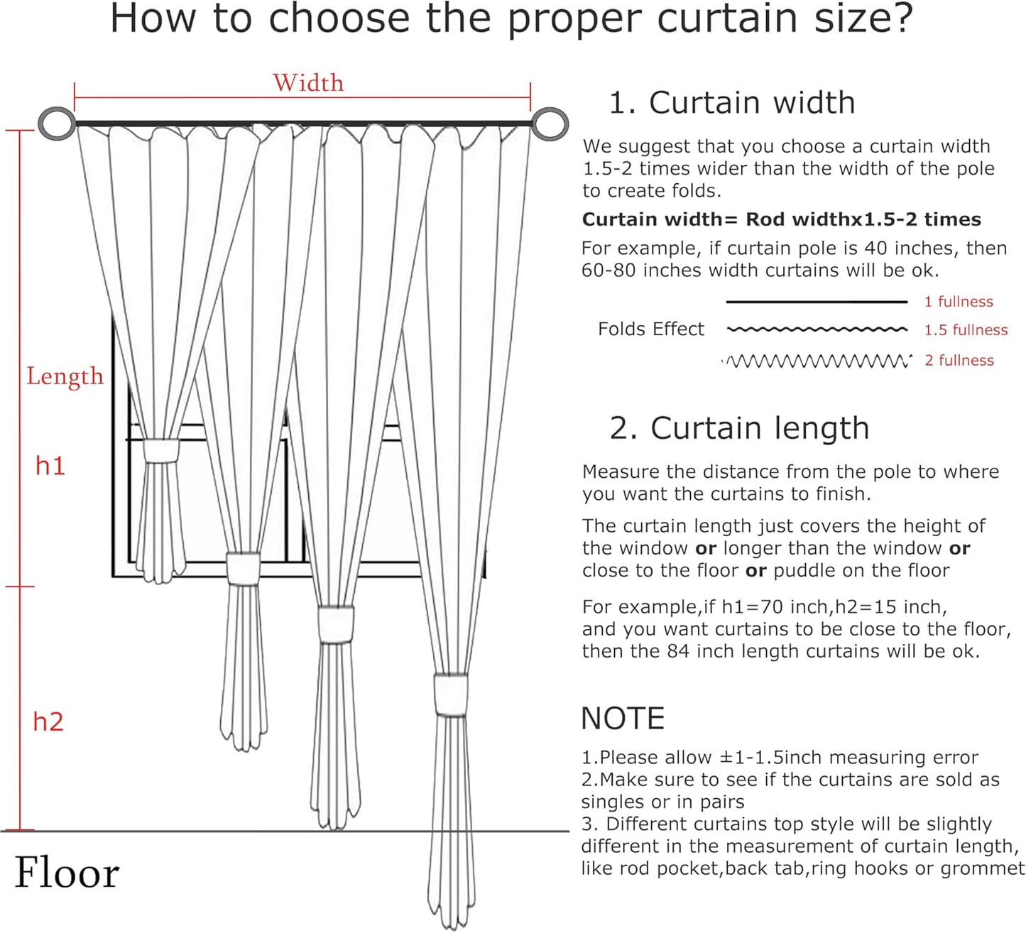 Vision Home Natural Pinch Pleated Semi Sheer Curtains Textured Linen Blended Light Filtering Window Curtains 108 inch for Living Room Bedroom Pinch Pleat Drapes with Hooks 2 Panels 9ft 42" Wx108 L