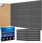 BSHEAD 16 Pack 2-Layer Fold Soundproof Wall Panels, High Density, 3D Acoustic by Staytunedforournewproduct