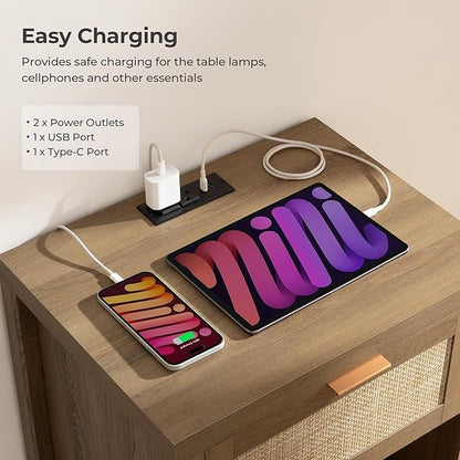 SICOTAS Rattan Night Stand - Image 5